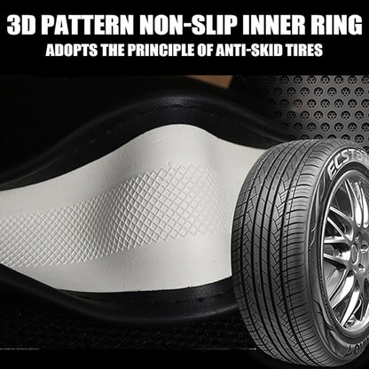 Car Steering Wheel Cover, Anti-Slip Leather Breathable Comfortable Automotive Steering Wheel Cover Protector Decoration for Men and Women, 15 Inch Universal for SUV, Truck, RV（Wine Red）