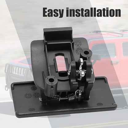 Glove Box Latch Replaces 10391625 Compatible with Chevy Colorado GMC Canyon 2004-2012 Compatible with Hummer H3 2006-2010 Front Glove Box Door Lock Opening Handle (Black)