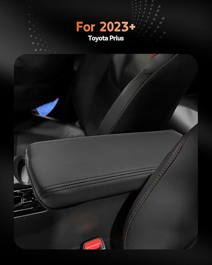 CDEFG for Toyota Prius 2023-2025 2026 Center Console Cover Armrest Box Cover for Prius (LE, XLE, Nightshade Edition, Limited) Accessories Arm Rest Protector