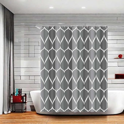 MCCKTIU Gray Shower Curtain Grey Modern Bathroom Shower Curtain Waterproof Fabric Machine Washable Shower Curtains 60 x 72 Inches