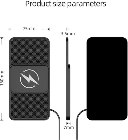 Wireless Car Charger for VW Golf 5 6 7 8 GTE GTI GTD Clubsport, 15w Fast Phone Chargers Charging Pad Non-Slip Essential Electronic Devices for Long-Distance Travel