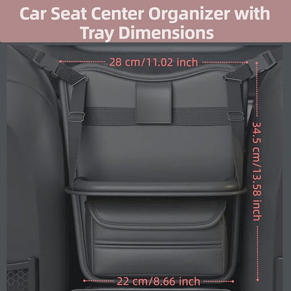 Backseat Car Organizer,Ackrest Storage Bag for car, Car Seat Center Storage Bag/Hanging Bag