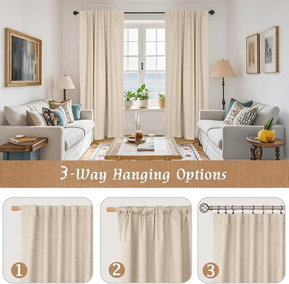 LAMIT Full Blackout Window Curtains