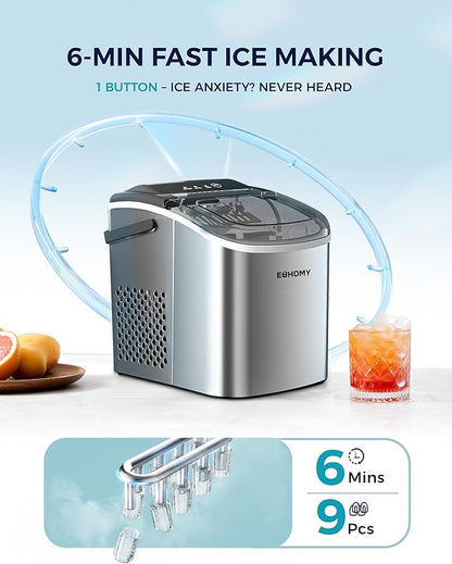 EUHOMY Ice Maker Machine