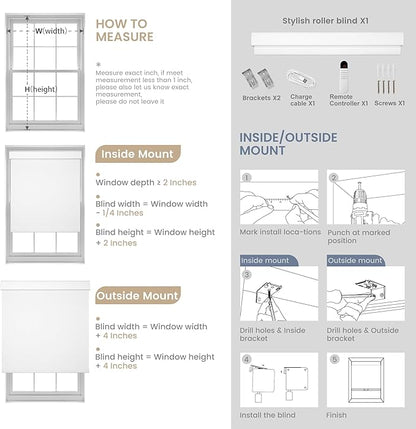 Boolegon Motorized Roller Blinds
