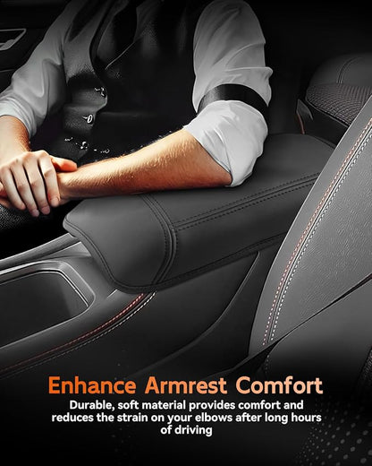 CDEFG for 2025 2026 Nissan Kicks Center Console Cover Armrest Box Cover for Kicks (S, SV, SR) 2025+ Accessories Console Arm Rest Protector
