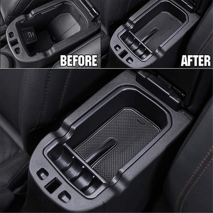 YOCTM Fits Compass Accessories Center Console Tray Armrest Secondary Glove Storage Box Center Console Organizer for 2017 2018 2019 2020 2021 Jeep Compass Limited Latitude Trailhawk Sport (Pack of 1)