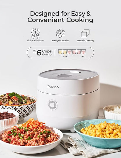 CUCKOO Micom Rice Cooker 6-Cup Uncooked / 12-Cup Cooked