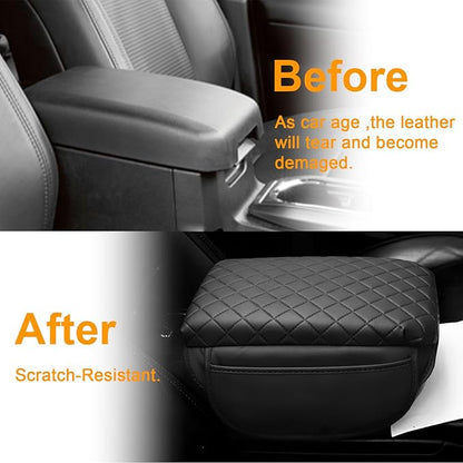 Console Cushion Cover for Toyota Tacoma 2016-2023 SR SR5 Off-Road PreRunner TRD-Sport pro Limited Tacoma Organizer Armrest Storage Box Cover Tacoma Interior Accessories