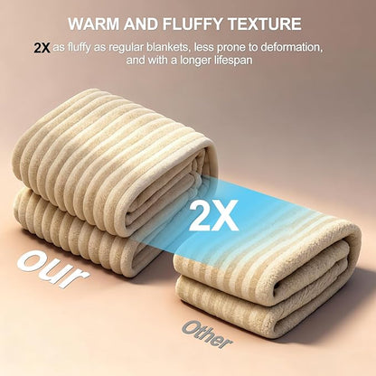 AIPERRO Waterproof Dog Blanket for Medium Dogs, Washable Soft Puppy Cat Blanket Flannel Cotton Velour for Sofa Couch Protector, Comfort & Security Reversible Bed Protection for Pet, 30"X40", Khaki
