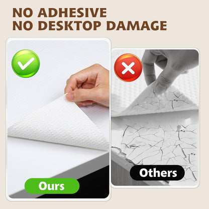 Shelf Liners for Kitchen Cabinets Non Adhesive Drawer Liner 12in x 30FT Pure White Thickened Shelf Liner Strong Non-Slip Easy to Clean for Tool Box Refrigerator with Knife and Tape Measure