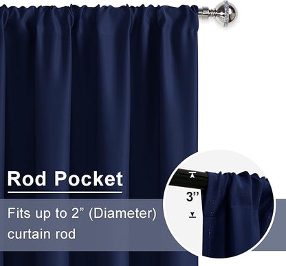 JIUZHEN Blackout Curtains for Bedroom