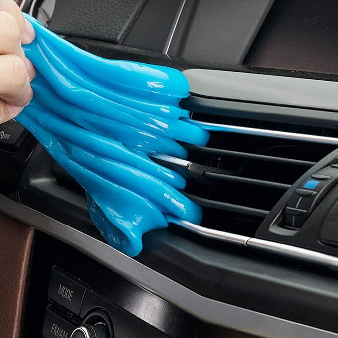 Car Cleaning Gel for Genesis GV70 2022 2023 2024 2025, 200g × 2 Pack Car Interior Cleaner Slime, Auto Detailing Tools, Auto Dust Car Crevice Cleaner