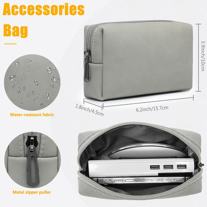 HYZUO 13.3-14 Inch Laptop Sleeve Case with Stand Feature for MacBook Pro 14 M5/M4/M3/M2/M1 2026-2021, MacBook Pro/Air 13.3, 13.5" 13.8" Surface Laptop, HP Spectre X360 13/14, Light Gray