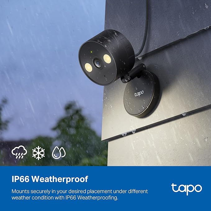 Tapo 2K+ Indoor/Outdoor Wired Security Camera