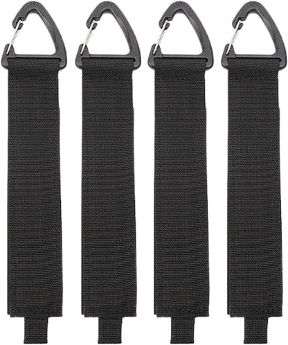 Extension Cord Storage 4 Pieces Heavy-Duty Workshop Organizer Extension Cord Wrap Holder with Triangular Buckle for Workshop Garage Maintenance Warehouse Utility Room Basement Shed Closet
