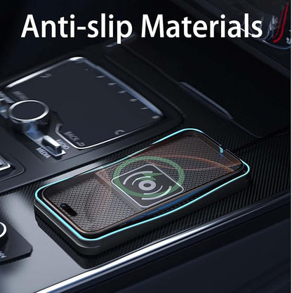 Car Wireless Charger Pad for Kia Optima 2001-2020, Fast Car Wireless Charging Pad for Car Center Console, Non Slip Charging Mat,1M-USB