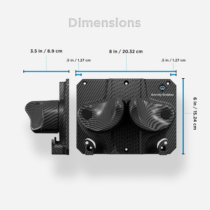 Ultimate Wall Storage Rack for Skis and Snowboards | Damage-Free Storage | Fits Any Ski or Snowboard | (Carbon, 1)