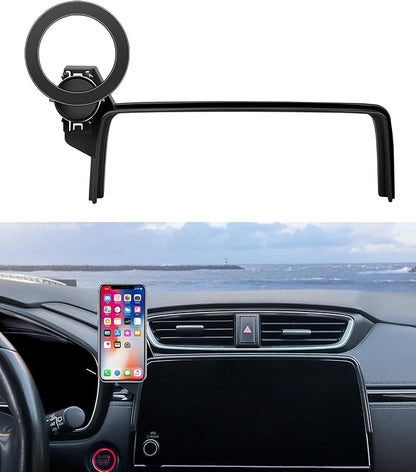 MaserWeller Car Phone Holder for Honda CRV CR-V 2017-2022 Accessories Screen Fixed Clip, 360° Rotation Phone Mount Compatible with MagSafe, Cell Phone Holder Does Not Affect Air Vent