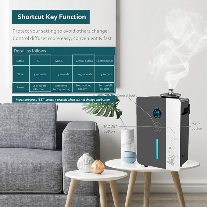 USA Ship - HVAC Waterless Oil Diffuser