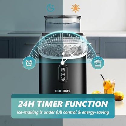 EUHOMY Ice Cube Maker Machine Countertop