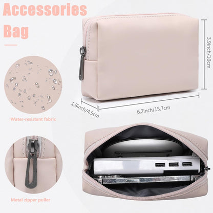 HYZUO 15 Inch Laptop Sleeve Case with Stand for MacBook Air 15 M4 A3241 M3 A3114 M2 A2941 2025-2023, 15" Surface Laptop 7/6/5/4, MacBook Pro 15 A1990 A1707 2019-2016, with Pouch, Apricot