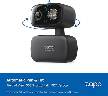 Tapo 2K Indoor/Outdoor Pan/Tilt Wired Security Camera