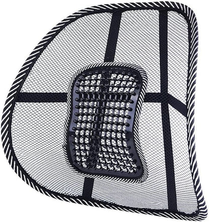 Car Seat Chair Massage Back Lumbar Support Mesh Ventilate Cushion Pad Auto Seat Back Cushion Home Office Waist Breathable Density Mesh for Back Pain and Poor Posture Fits to All Chair