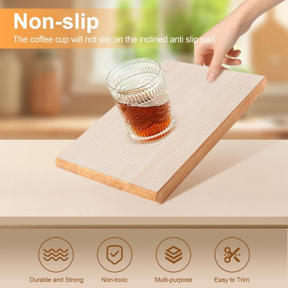 FEXIA Shelf Liners for Kitchen Cabinets Non-Slip Drawer Liner 16 Inches x 20 FT Waterproof & Oil-Proof Non Adhesive Durable Material Fridge Liner for Shelves