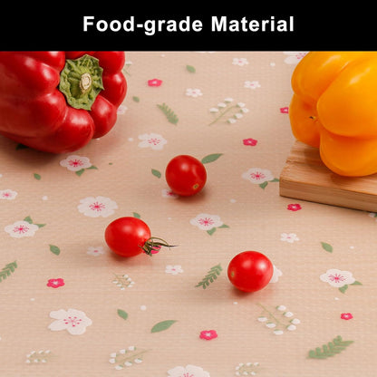 Cooyes Shelf Liner – Premium Non-Adhesive Cabinet & Drawer Liner for Kitchen – Waterproof Shelf Paper with Modern Pattern – Durable EVA Cabinet Mat – Easy to Cut (23.6" W x 236" L)
