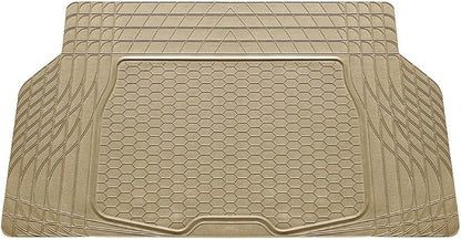 FH Group ClimaProof Universal Cargo Mat – All-Weather, Trimmable Trunk Mat (55" W x 31.5" D) – Fits Most Cars, SUVs & Trucks – Beige