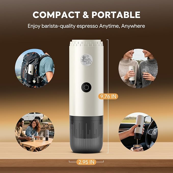 Portable Espresso Machine, Travel Coffee Maker