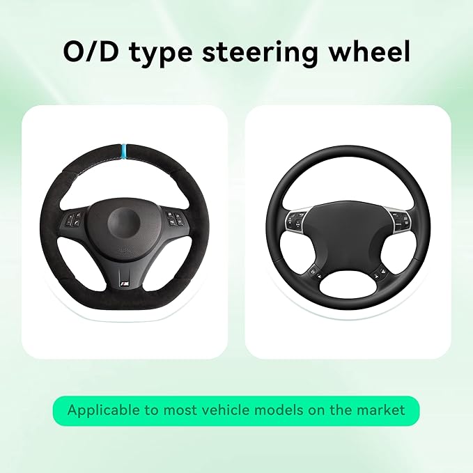 Bling Car Steering Wheel Cover, Diamond Leather Crystal Rhinestones Vehicles Steering Wheel Protector, Sparkling Anti-Slip Automotive Interior Decoration Accessories, Universal Fit (Brown)