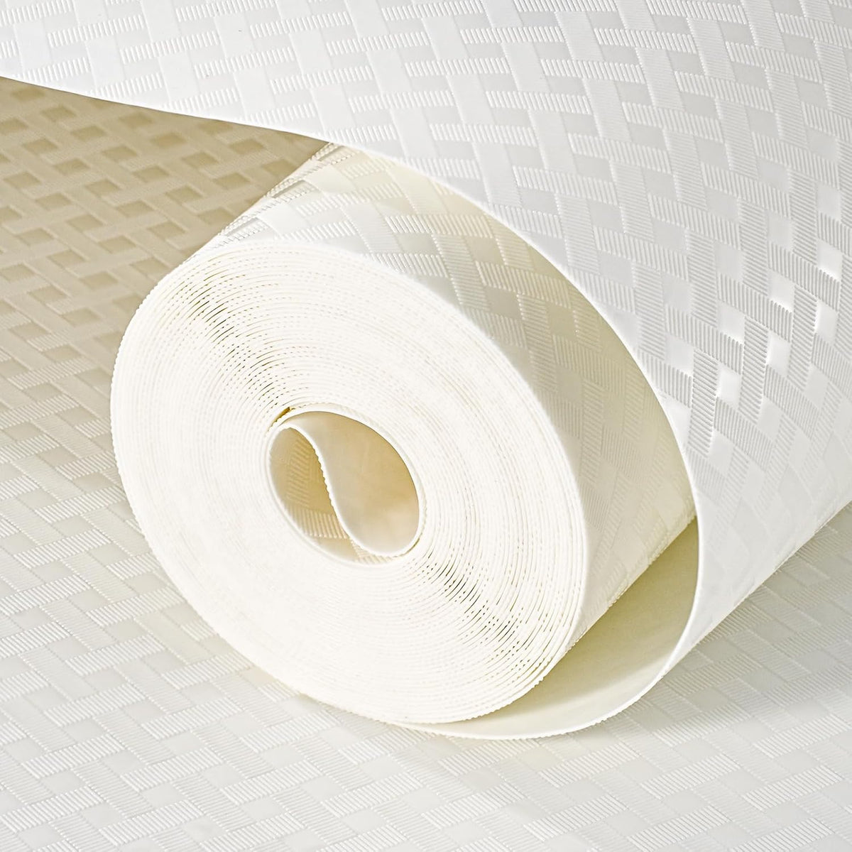 Shelf and Drawer Liner for Kitchen Cabinet, Non-Adhesive 18in x 120in Waterproof Contact Paper Refrigerator Liners Thickened Durable EVA Material Non Slip Mat for Dresser Cupboard Pantry Protector