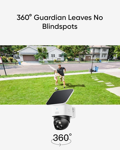 eufy Security SoloCam S340 2-Cam Kit, Solar Security Camera, Wireless Outdoor