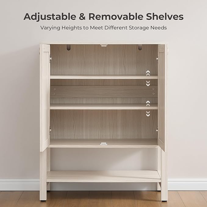 SICOTAS Rattan Shoe Cabinet