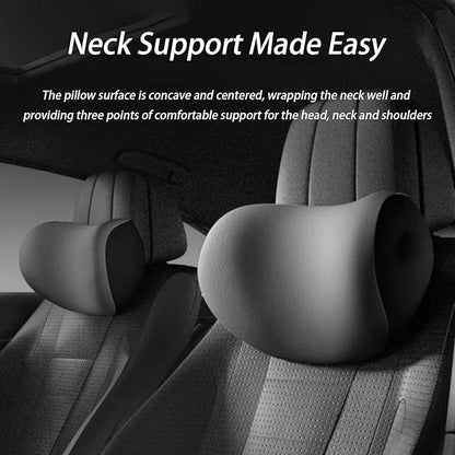 Car Lumbar Support Pillow and Car Neck Pillow Kit for Mazda MX-5 Miata 1989-2020 2021 2022 2023 2024 2025 2026, Car Seat Neck Back Rest Pillows, Ergonomic Car Seat Headrest & Lumbar Cushion