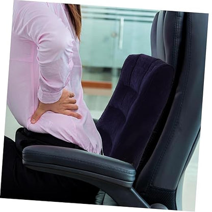 Inflatable Lumbar Pillow Car Seat Cushion for Office Chair Back Support Pillow