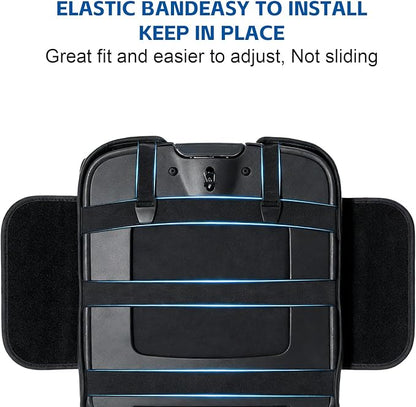 Center Console Cover Fit for 2018-2013 Dodge Ram 1500, 2013-2024 Ram 2500/3500/1500 Classic Model Thickened Leather Armrest Cover Cushion Center Lid Protector with Pockets (Jump Seat Only)