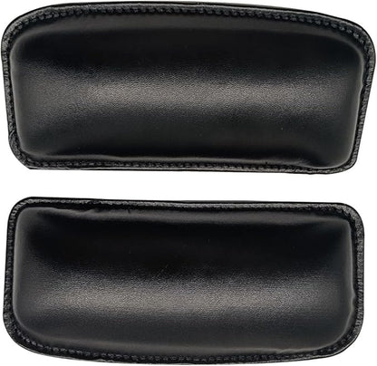 2PCS Car Center Console Knee Leg Elbow Pad, Leather Armrest Cover Cushion Leg Support Relieve Fatigue, for Most Cars, Universal Automotive Interior Accessories