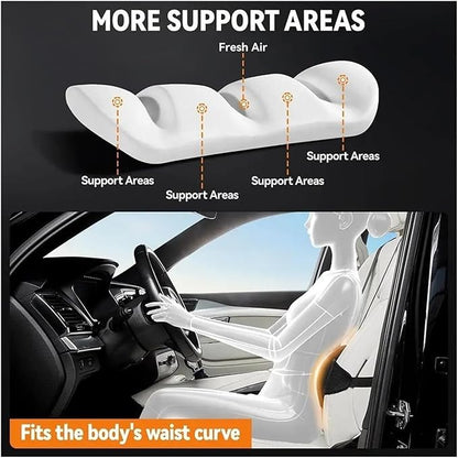 1 Piece Automotive Seat Lumbar Support Pillow for Honda Civic Sedan/Coupe/Type R/Insight 2016-2021, Driving Lower Back Cushion Ergonomic Orthopedic Posture Rest