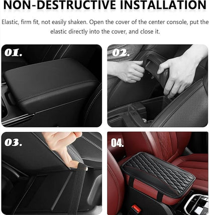 Auto Center Console Pad for Ford Ranger(1998-2002) Accessories Car Armrest Cushion Protects Your armrest and Feels Comfortable on Your Elbows and arms