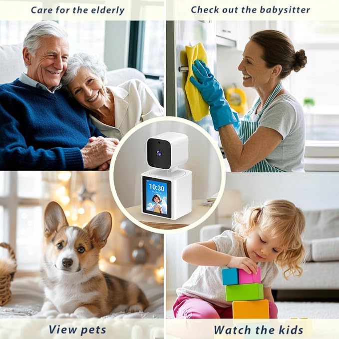 Home Security Camera Indoor, Pet Camera, 1080P Dog Camera