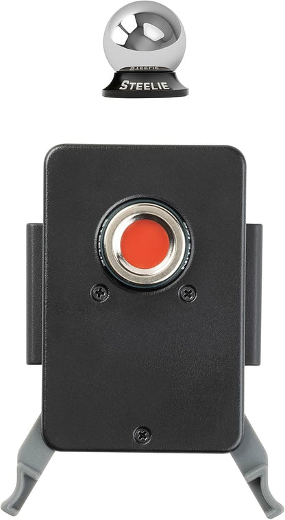 Nite Ize Steelie Squeeze Dash Kit - Magnetic Cell Phone Holder for Car Dashboard - Adjustable Phone Holder for Cars - Compatible with Apple MagSafe iPhones & Accessories