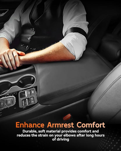 CDEFG for Honda Passport 2024-2025 2026 Center Console Cover Armrest Box Cover for Passport (EX-L, TrailSport, Black Edition) 2024 2025 2026 Accessories Console Arm Rest Protector