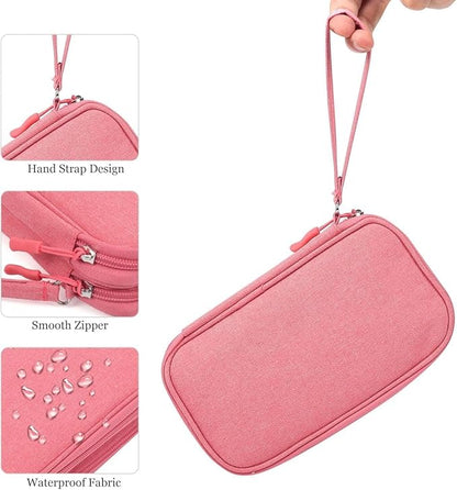 Electronic Organizer Travel USB Cable Accessories Bag/Case,Waterproof for Power Bank,Charging Cords,Chargers,Mouse,Earphones Flash Driver