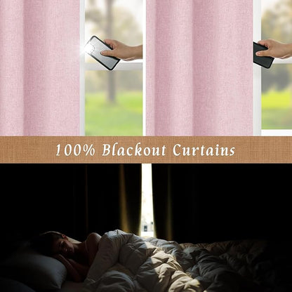 LAMIT Full Blackout Window Curtains
