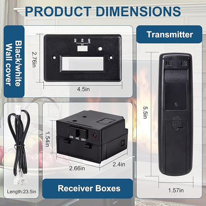 Gas Fireplace Remote Control System Kit