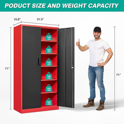 6 Tier Garage Storage Cabinet