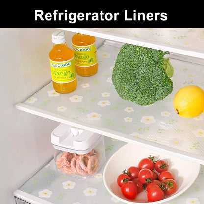 Cooyes Shelf Liner – Premium Non-Adhesive Cabinet & Drawer Liner for Kitchen – Waterproof Shelf Paper with Modern Pattern – Durable EVA Cabinet Mat – Easy to Cut （11.8" W x 236" L）